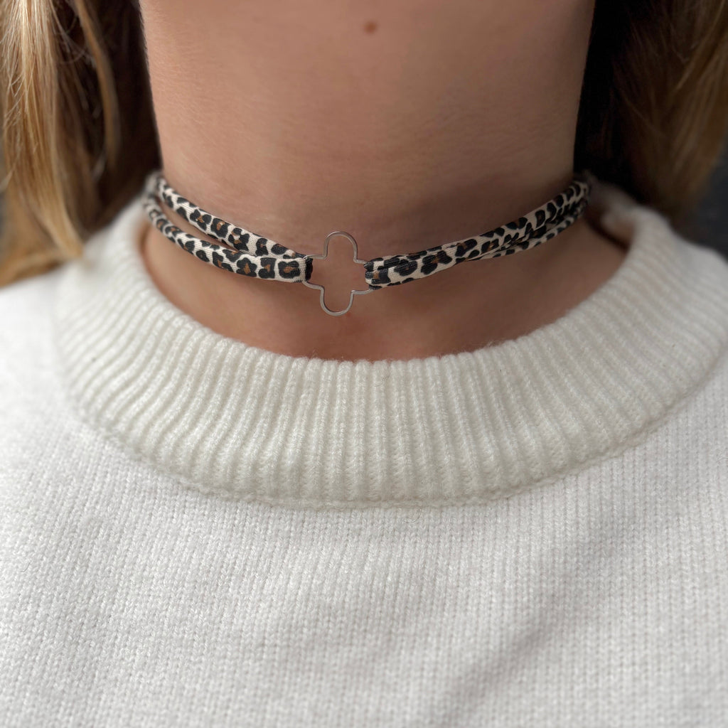 Collier Cordon "BENGAL" - 2 en 1 bracelet ou collier