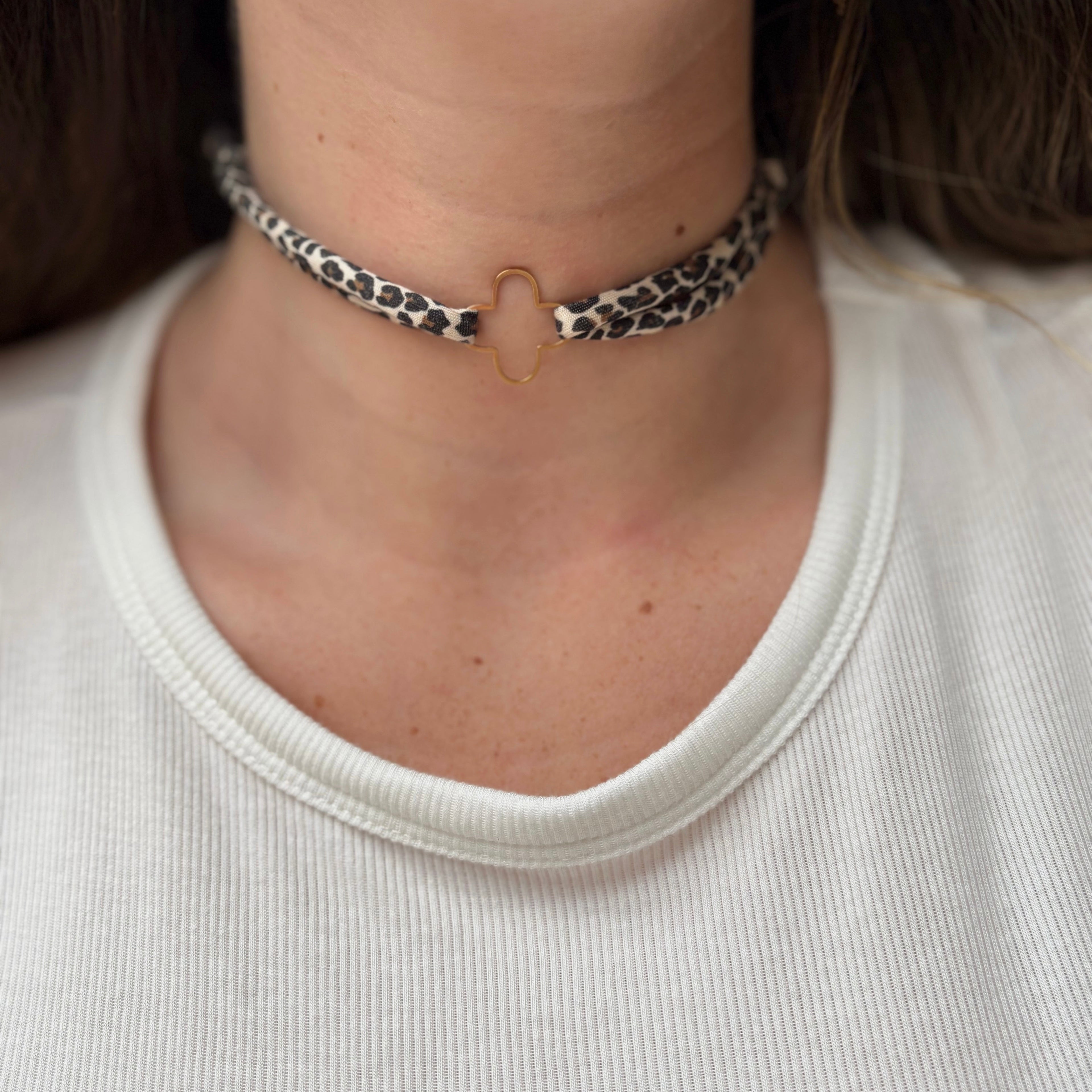 Collier Cordon "BENGAL" - 2 en 1 bracelet ou collier